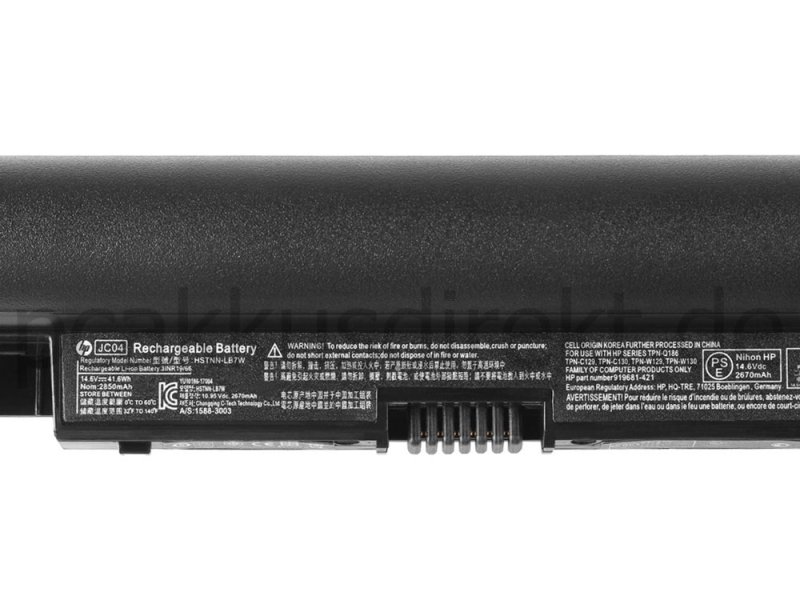 Original HP Laptop 17-bs0xx Akku 2850mAh 41.6Wh