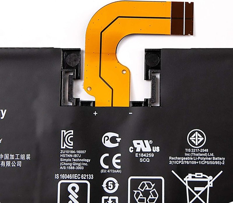 4950mAh 38Wh 4-CelL Akku HP Spectre 13-v000 Spectre 13-v100