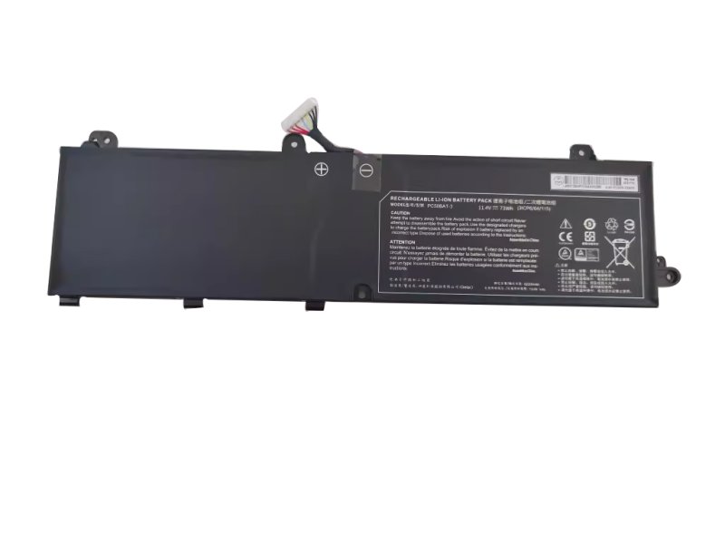 6400mAh 73Wh Clevo 6-87-PC50S-72A03 Akku