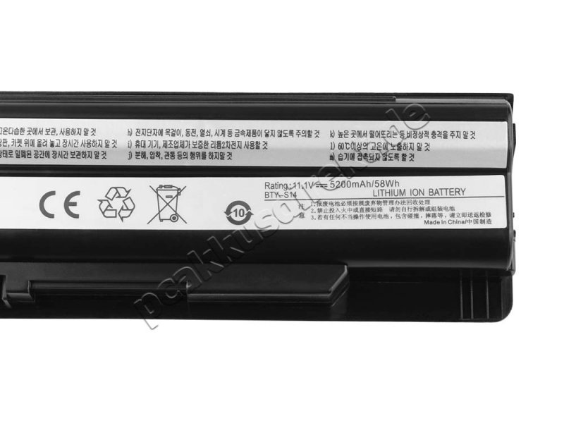 Original 6600mAh 9-Zellen MSI GP70 2PE Leopard MS-175A Series Akku