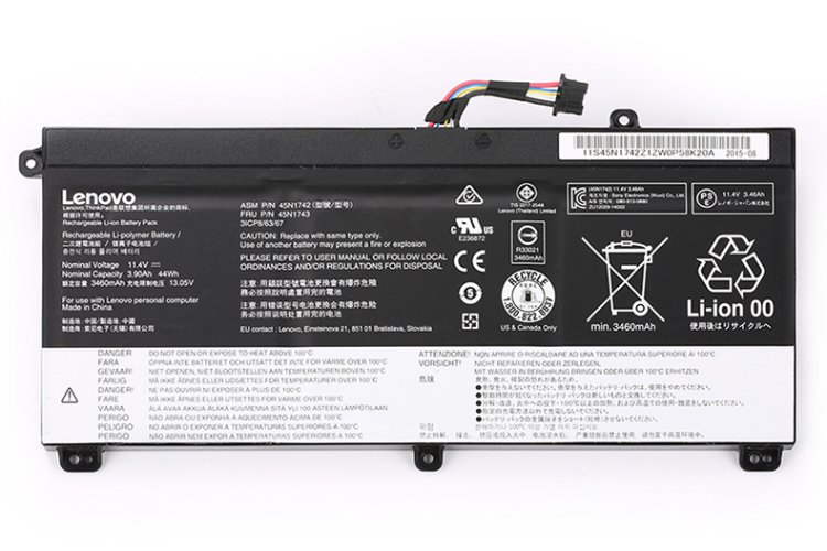 Original 3.90Ah 44Wh Akku Lenovo 45N1740 45N1741 - zum Schließen ins Bild klicken