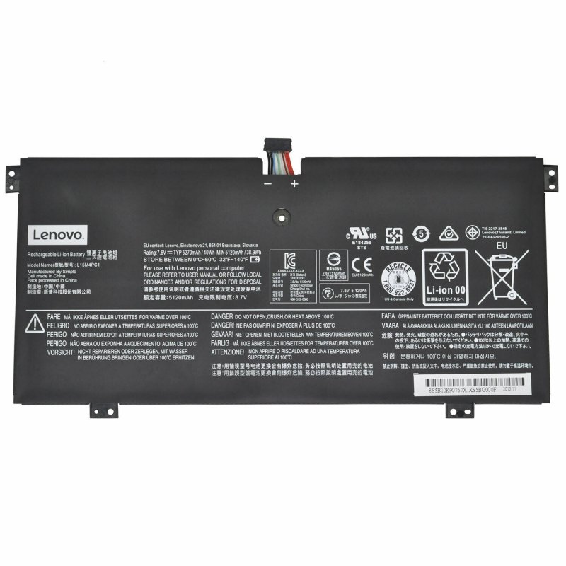 5270mAh 40Wh 4 Zellen Akku Lenovo Yoga 710-11IKB 80V6