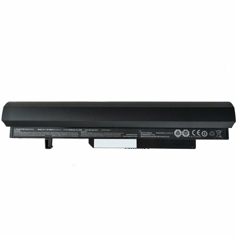 5600mAh 62.16Wh 6-Zellen Akku Clevo 6-87-W110S-4271