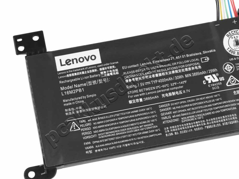 Original 30Wh 4030mAh 2 Zellen Akku Lenovo B320-14IKB 81CC