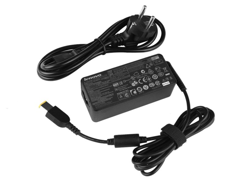 Original 45W Lenovo ThinkPad Yoga 370 20JJS0DY00 Netzteil + Ladekabel