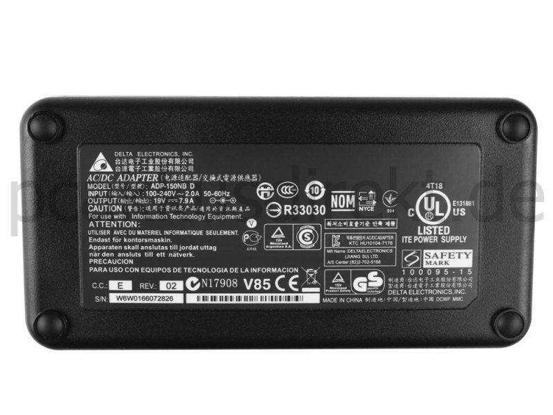 Original 150W Fujitsu CP477946-XX CP483425-02 Netzteil Ladegerät
