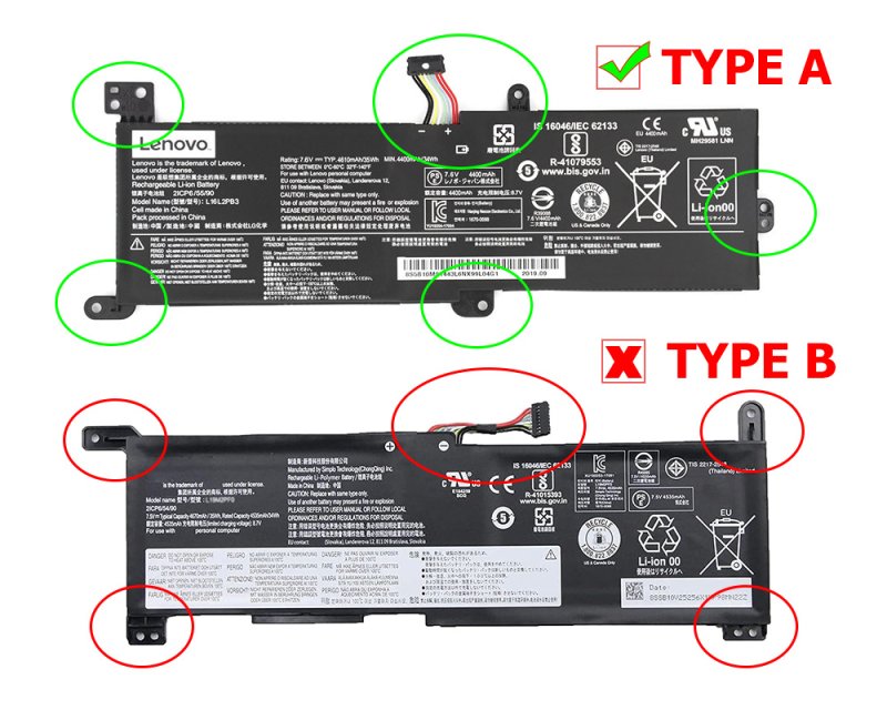 Original 4610mAh 35Wh 2 Zellen Akku Lenovo Ideapad 330-17IKB