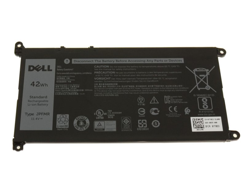 Original 42Wh 3-Zellen Akku Dell Chromebook 3100 P29T P29T001