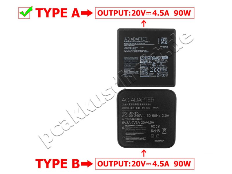 90W USB-C MSI Prestige 15 A10SC-091 Netzteil Ladegerät + Ladekabel