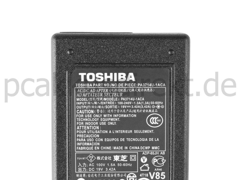 65W Netzteil Toshiba PA3468U-1ACA SADP-65KB B
