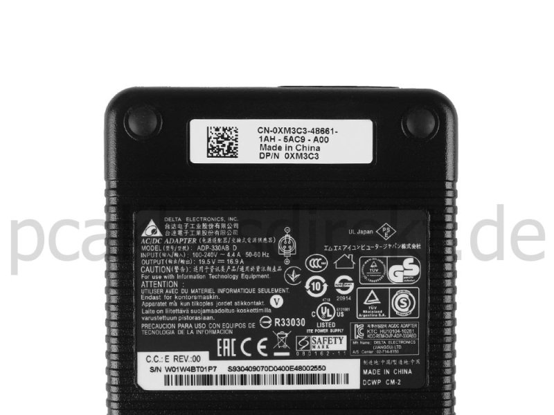 330W Slim Origin EON15-X EON17-X Netzteil Ladegerät + Frei Ladekabel
