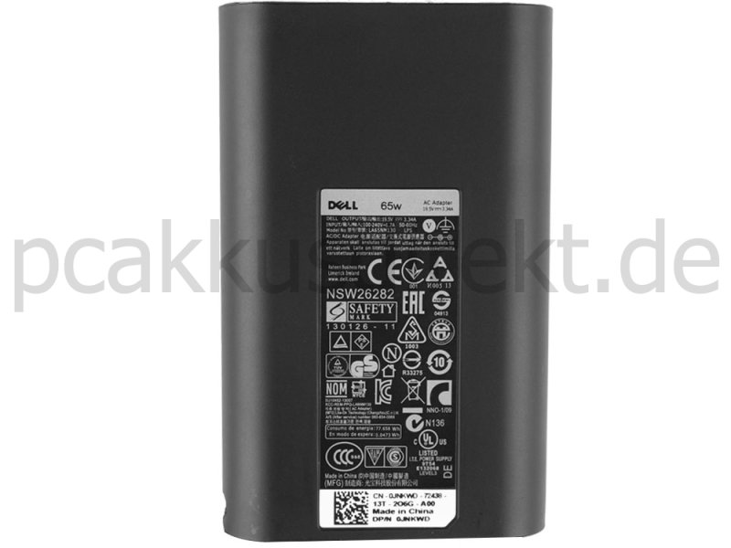 65W Dell 01XEN1 CN-06TM1C Netzteil Ladegerät + Frei Ladekabel