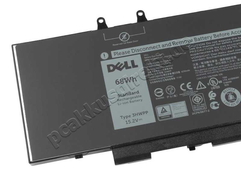 Original 4250mAh 68Wh 4 Zellen Akku Dell 3HWPP 3PCVM YPVX3