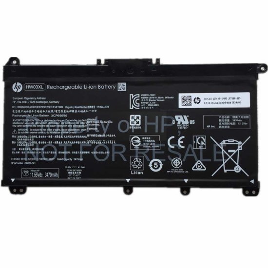 HP L96887-1D1 HP L97300-005 Original Akku 11.34V 3440mAh 41.04Wh 3-Zellen - zum Schließen ins Bild klicken