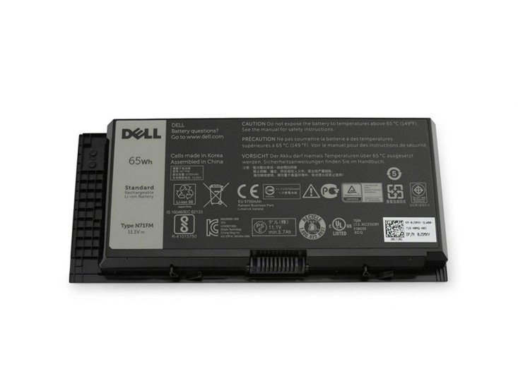 Original 6 Zellen 65Whr Akku Dell Precision M4700-0614 - zum Schließen ins Bild klicken