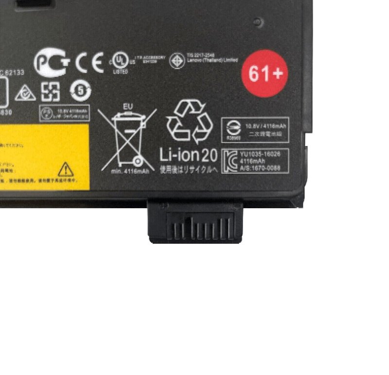4400mAh 48Wh 6 Zellen Akku Lenovo SB10K97581 SB10K97582