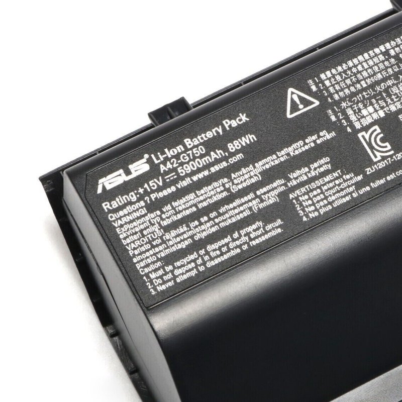 8 Zellen 5900mAh 88Whr Akku Asus G750JS-T4085H G750JS-DS71 G750JS-RS71