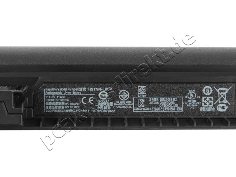 Original 4 Zellen 41Whr Akku HP HS04 HSTNN-LB6V 807957-001