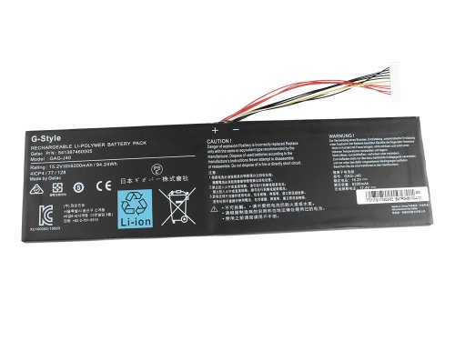Original 6200mAh 94.24Wh Gateway Aero 14 K7 Akku