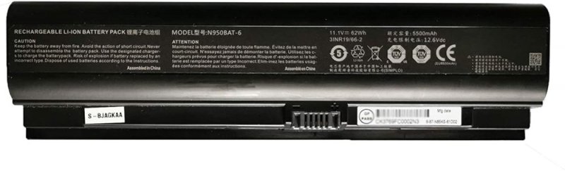 5500mAh 62Wh 6 Zellen Akku Hasee TX7-CR5S1 TX8 TX9 TX7