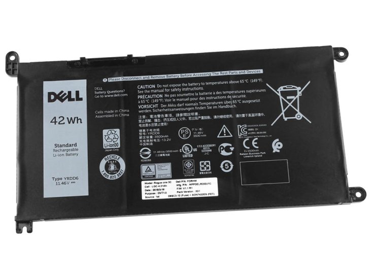 3500mAh 42Wh 3-Zellen Akku Dell Inspiron 14 5485 2-in-1 P93G P93G002 - zum Schließen ins Bild klicken