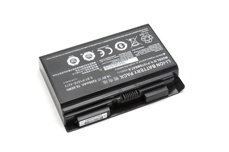 Original 5200mAh 76.96Wh 8-Zellen Akku Clevo P177SM P157SM