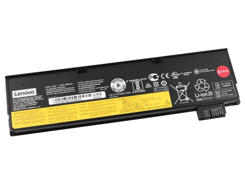 Original 6600mAh 72Wh 6 Zellen Akku Lenovo ThinkPad T480 20L5