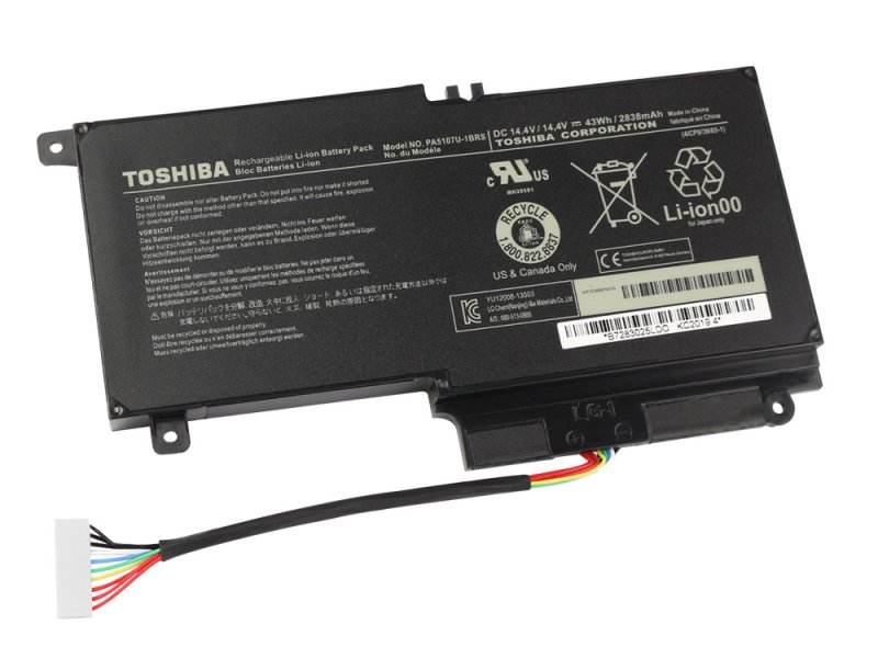 Original 2800mAh 45Whr Akku Toshiba Satellite P55-B P50-B P50-B-11G