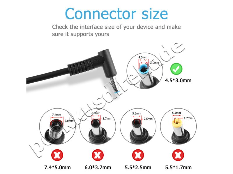 Netzteil Ladegerät HP Pavilion 14-ba070ng 2LE24EA x360 45W + Ladekabel