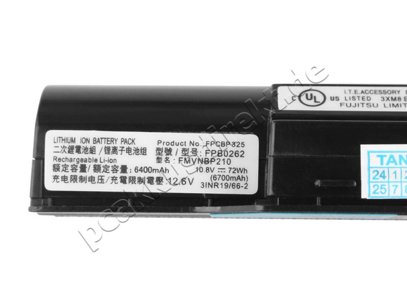 Fujitsu LifeBook E781 E782 Akku 5800mAh 63Wh 6 Zellen