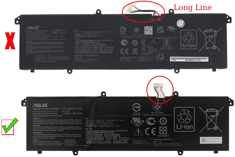 Asus VivoBook S14 S433IA Original Akku 4335mAh 50Wh 3 Zellen