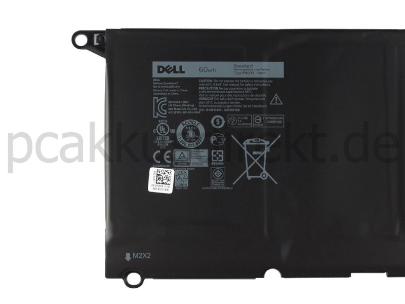 Original 60Wh 4 Zellen Akku Dell XPS 13 9360-3721
