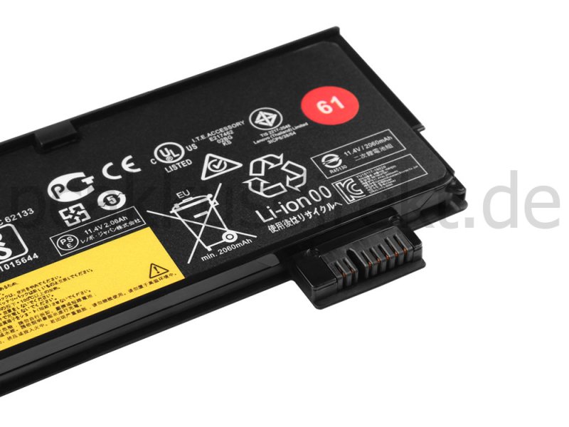 Original 2100mAh 24Wh 3 Zellen Akku Lenovo ThinkPad A485 20MU