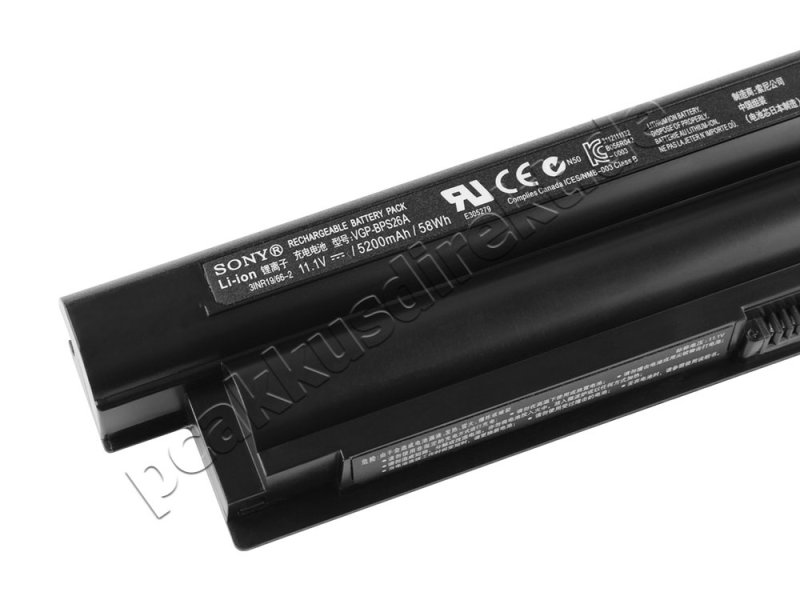 Original 5200mAh 6 Zellen Akku Sony VGP-BPS26A VGP-BPS26 VGP-BPL26