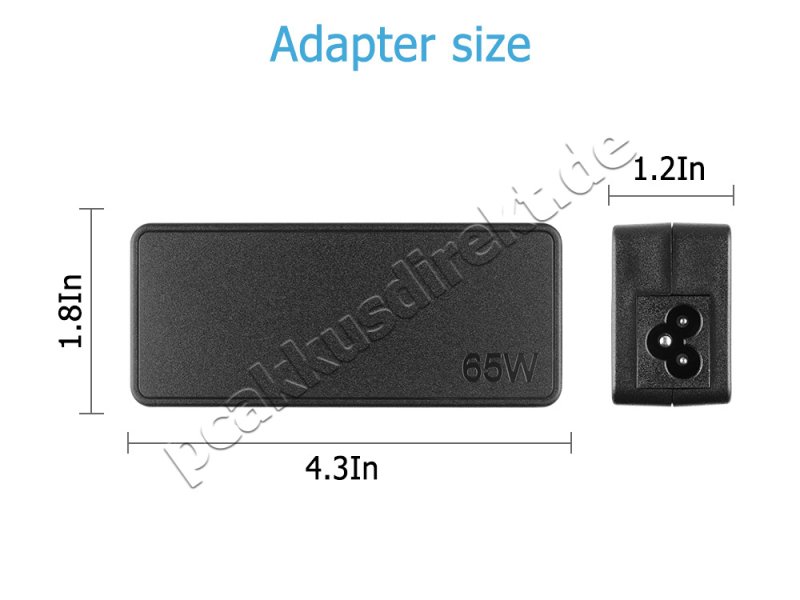 Original 65W Lenovo IdeaPad S540-14API 81NH002YGE Netzteil Ladegerät + Ladekabel