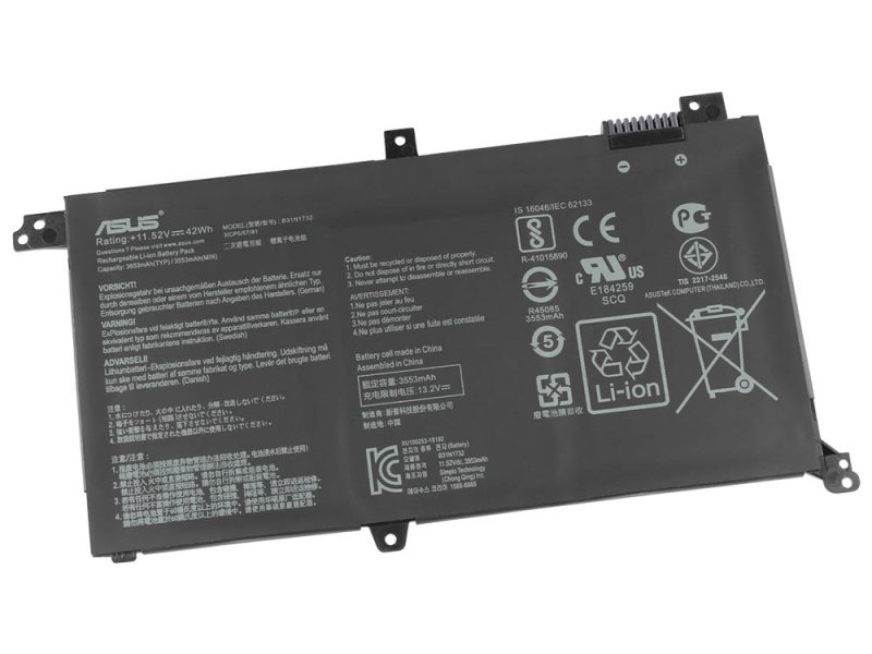 Original Asus X571GT RX571GT A571GD Akku 3653mAh 42Wh 3 Zellen