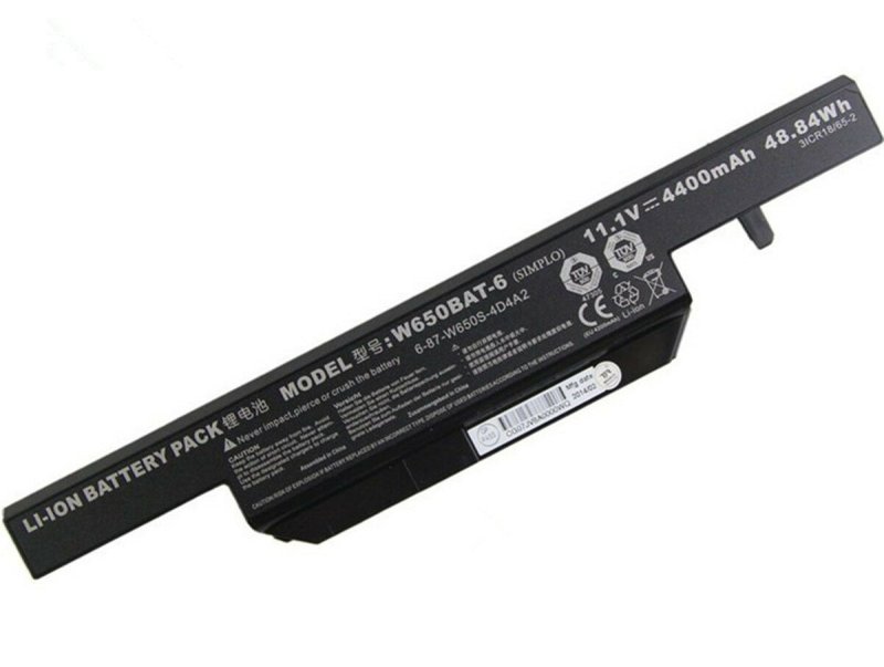Original 4400mAh 48.84Wh 6 Zellen Akku Schenker M506-qkf (W650RB)