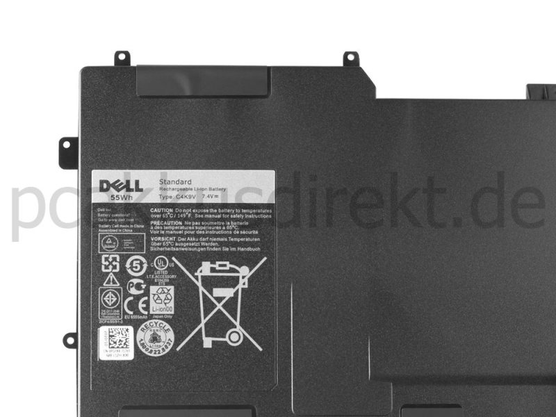 Original 55Wh Akku Dell XPS 9Q23 P20S P20S001