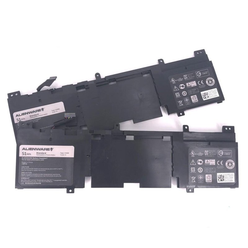Original 51Whr 4 Zellen Akku Dell T0FWM 3V806 02P9KD 2P9KD