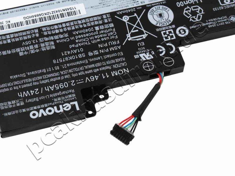 Original 2095mAh 24Wh 3 Zellen Akku Lenovo ThinkPad T480