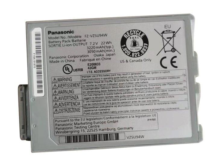 Original 3050mAh 22Wh Panasonic Toughpad FZ-M1 Akku - zum Schließen ins Bild klicken