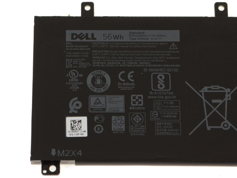 Original 3 Zellen 56Whr Akku Dell 62MJV 451-BBFM 5D91C