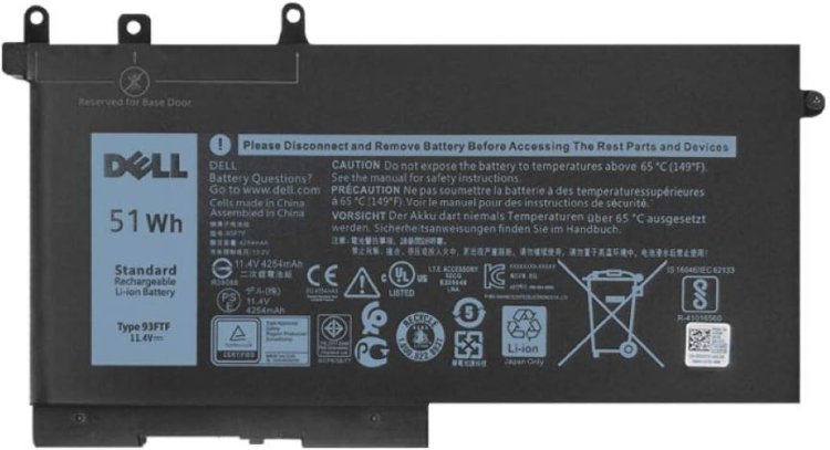 Original 4254mAh 51Wh 3-Zellen Akku Dell Latitude 15 5591 P60F002 - zum Schließen ins Bild klicken
