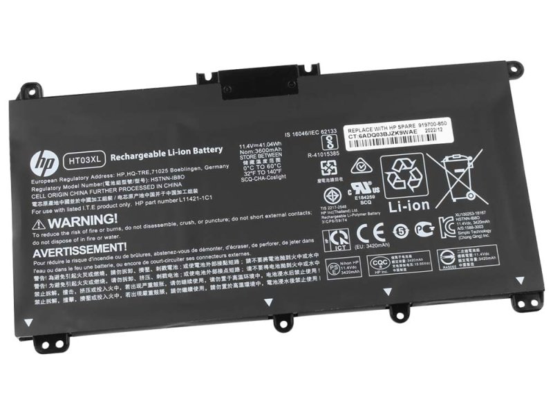 Original 3470mAh 41.9Wh 3 Zellen Akku HP 14s-cs3000 14s-df0000 14s-dk0000