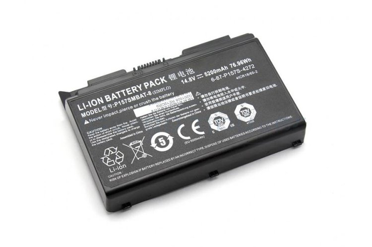 Original 5200mAh 76.96Wh 8-Zellen Akku Clevo 6-87-P157S-4272 - zum Schließen ins Bild klicken