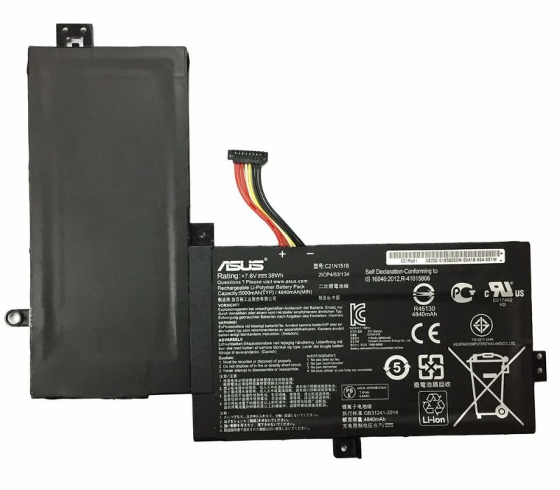 5000mAh 38Wh 2 Zellen Akku Asus VivoBook Flip TP501UA-DN063T-BE