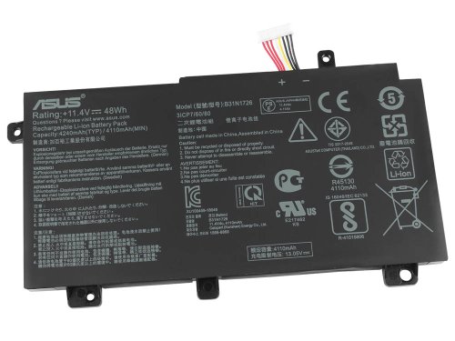 Original 4210mAh 48Wh 3 Zellen Akku Asus B31N1726-1 B31N1726