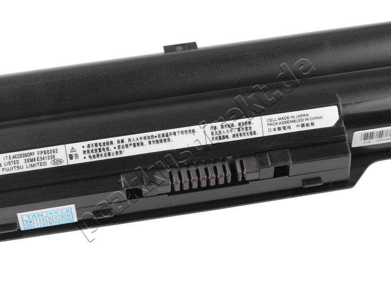 Fujitsu LifeBook E781 E782 Akku 5800mAh 63Wh 6 Zellen