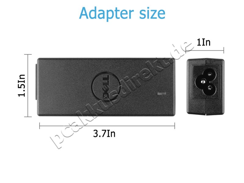 45W Dell Inspiron 5582 i7-8565U Netzteil Ladegerät + Ladekabel