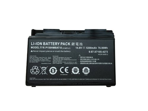 5200mAh 8 Zellen Akku Schenker W704 (P170SM)
